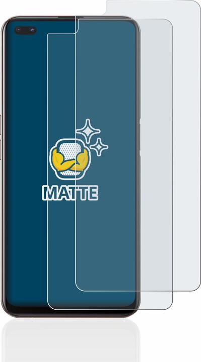 Actual product image BROTECT Anti-glare screen protector matt (2 Piece, Oppo Reno 4 Z 5G)