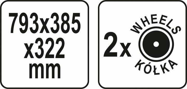 Image du produit Yato Boîte à outils sur roulettes (1 pièces)