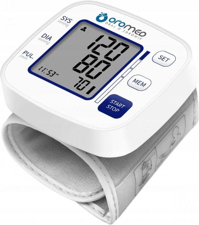 ORO Oromed ORO-BP Smart Compact Wrist Blood Pressure Monitorius (Blutdruckmessgerät Handgelenk)