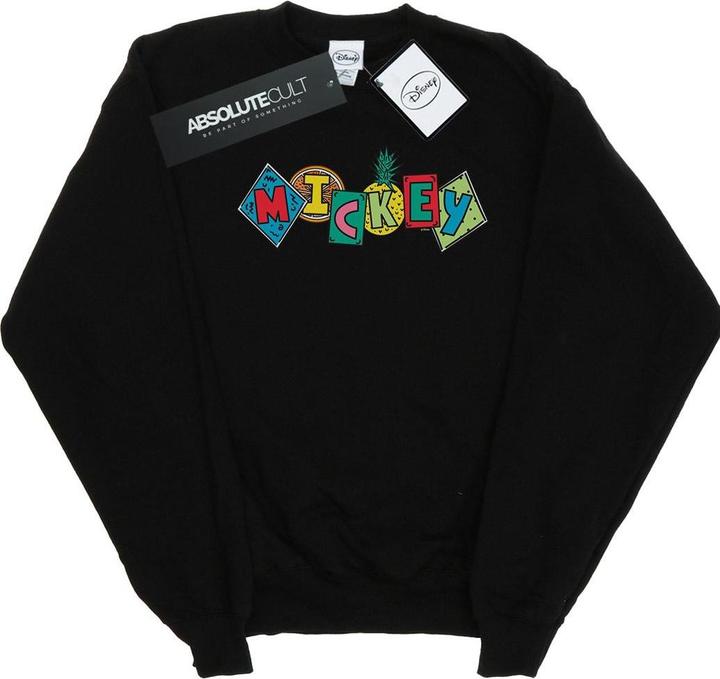 Disney Mickey Mouse Fruit Blocks Sweatshirt (L)