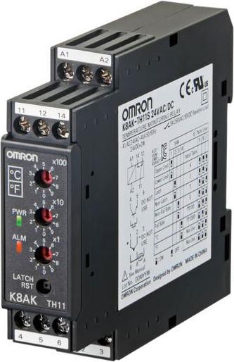 Actual product image Omron Industrial Automation Temperature monitoring relay K/J/T/E, Pt100/Pt1000
