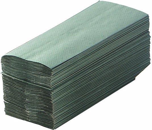 Image du produit CWS Serviettes pliées, cellulose, vert, lot de 3600 serviettes. (3550 x)