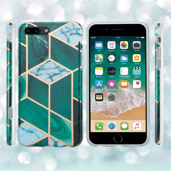 Image du produit Cadorabo IMD TPU Marbre coloré Coque (Apple iPhone 7 Plus, Apple iPhone 7s Plus)