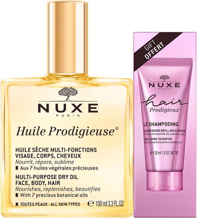 Nuxe Huile Prodigieuse100 / Hair Sh 30 (Körperpflegeset)
