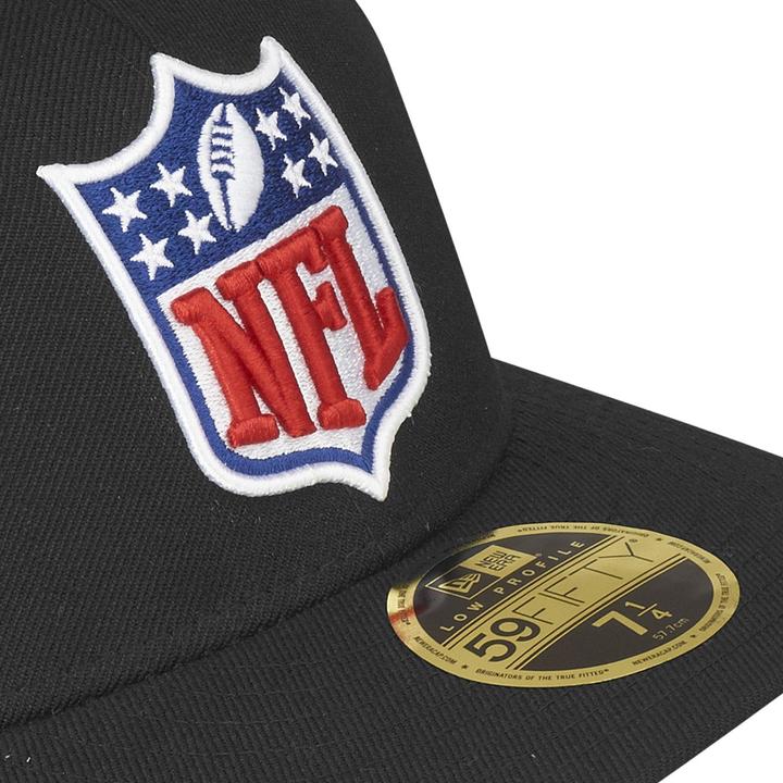 Produktbild New Era 59Fifty LOW PROFILE Cap - NFL Shield schwarz - 7 1/4 (7 1/4)