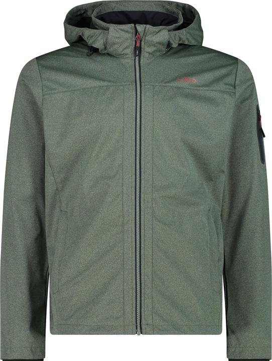 CMP Campagnolo Light Melange Softshell Jacket Zip Hood (L)