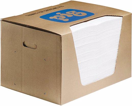 Actual product image New Pig Oil-Only absorbent sheeting mat, heavyweight version, pack of 100, WxL 380 x 510 (100 pcs.)