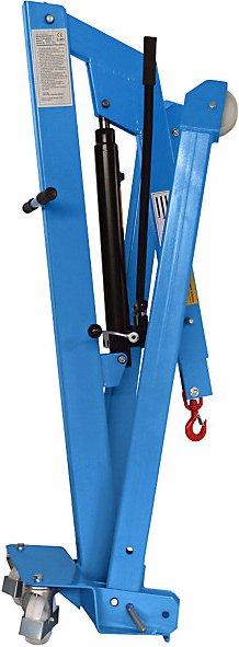 Image du produit Janssen Hydraulik-Technik Grue d'atelier BLUE, force 500 kg, châssis roulant en forme de V, système