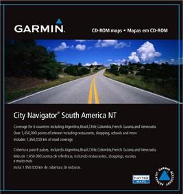 Actual product image Garmin City Navigator NT Florida and South America