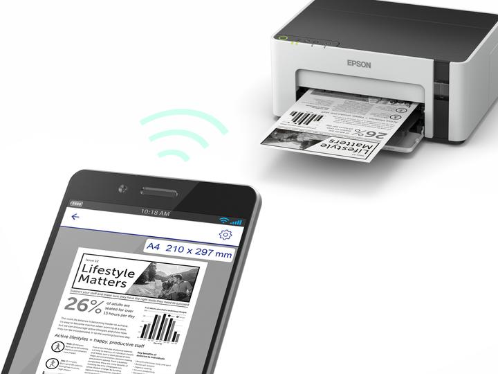 Image du produit Epson ET-M1120 EcoTank (Réservoir d'encre, Noir et blanc)