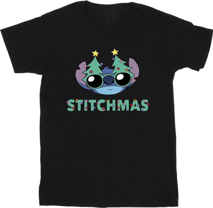 Disney Lilo & Stitch Stitchmas Glasses TShirt (L)
