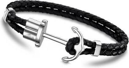 Image du produit Lotus Style -bracelet en cuir avec ancre LS1881-2 / 6 (L) (MAT BIJOU)