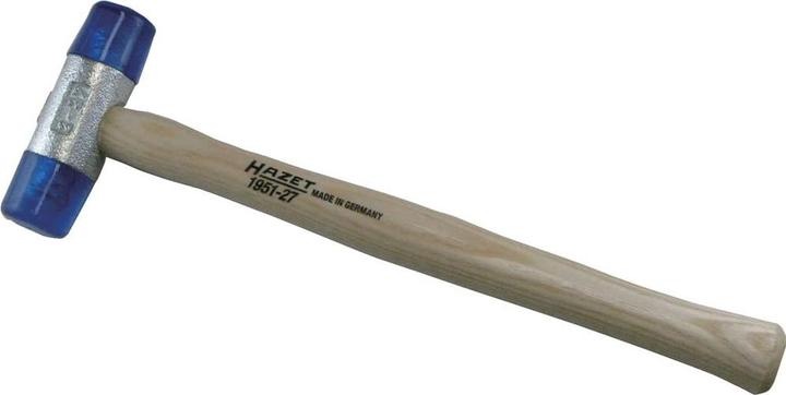 HAZET Kunststoff-Schonhammer ∙ rückschlagarm 1951-27 ∙ 27 mm (215 g)