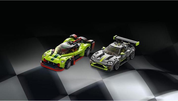 Productafbeelding LEGO Aston Martin Valkyrie AMR Pro & Aston Martin Vantage GT3 (76910, LEGO Snelheidskampioenen)