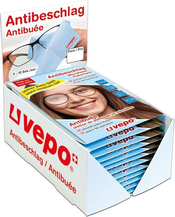 Actual product image Vepo Anti-fog microfibre polishing cloth 10 hours 160 applications