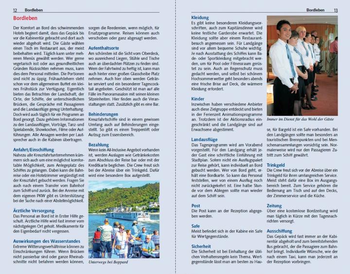 Actual product image Travel guide river cruises Rhine (German, Annette Lorenz)