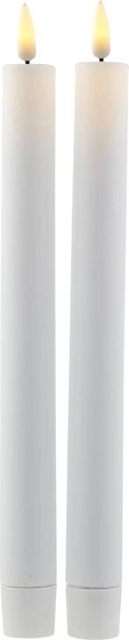 Actual product image Sirius LED Stick Candles Set Sille 2 pieces, White (2 x)