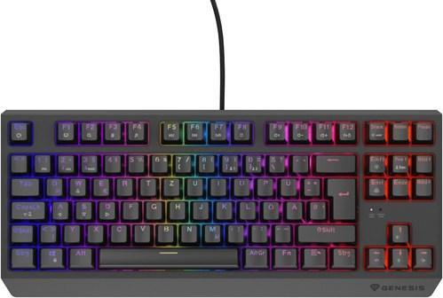 Produktbild Genesis Gaming Tastatur THOR 230 TKL red kabelgeb. (DE) (DE, Kabelgebunden)