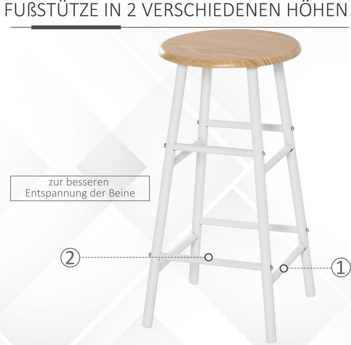 Produktbild Jamb Bistrotisch Set (80 x 50 x 90 cm)