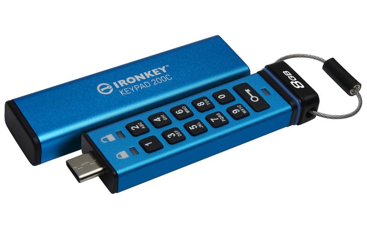 Actual product image Kingston IronKey Keypad 200C (8 GB, USB 3.2)