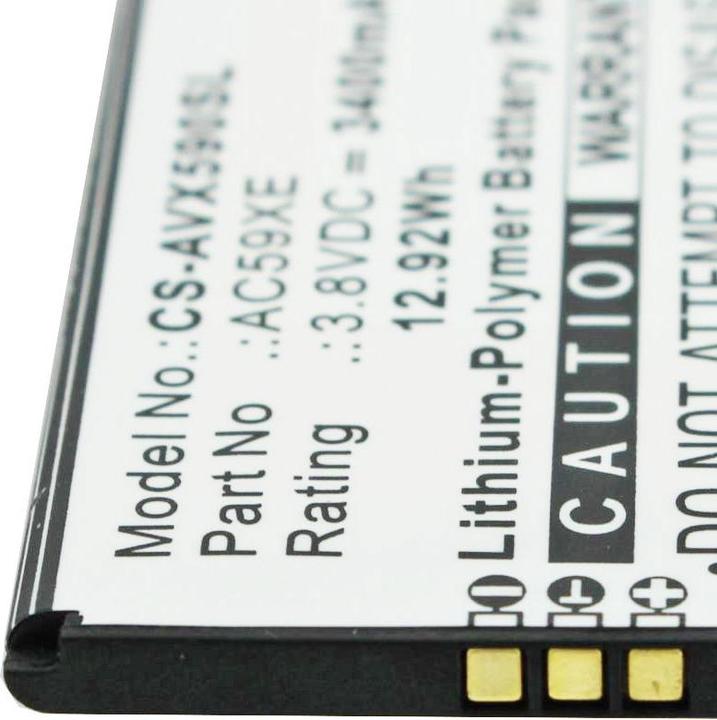 Actual product image AccuCell Battery suitable for Archos 59 Xenon Battery AC59XE