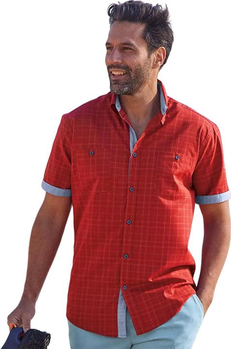 Actual product image Atlas For Men Mens Nautical Poplin Shirt (XXL)