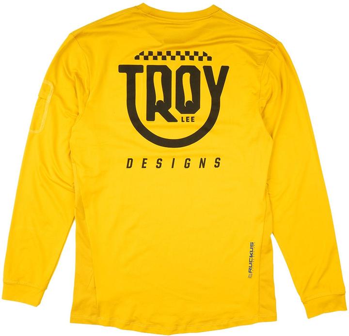Produktbild Troy Lee Designs Ruckus Ride LS Tee, Eyez, safron, youth XL (XL)