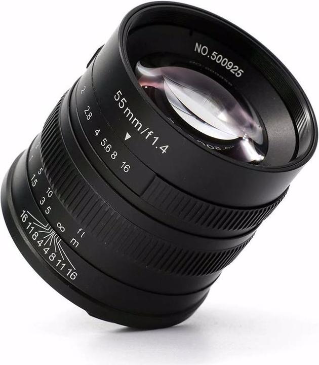 Actual product image 7artisans 55mm F1.4 EF-M (Canon EF-M, APS-C / DX)