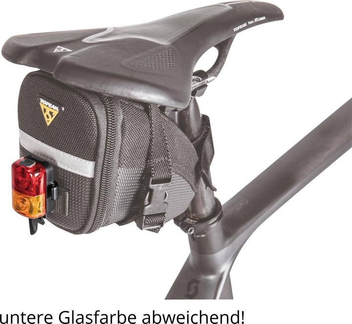Immagine prodotto Topeak Fanale posteriore TAILLUX 30 USB, rosso / rosso 30 lumen, 2 LED rossi, 3 modalità (30 lm)