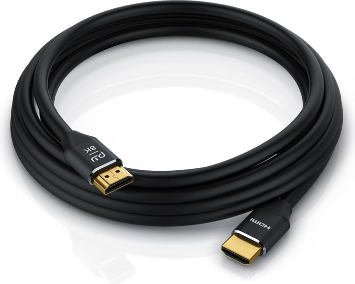 Immagine prodotto Primewire Cavo HDMI 2.1, 8K 60 Hz, Premium Ultra HD, Alta Velocità 7680 x 4320 @ 120 Hz - 4k @ 240 Hz con DSC (4 m, HDMI)