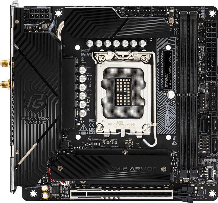 AsRock B760I Lightning WiFi (LGA 1700, Intel B760, Mini-ITX)
