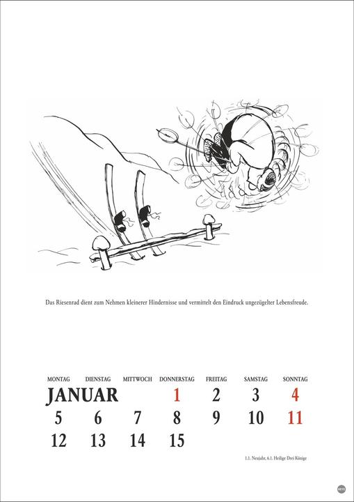 Actual product image Loriot Heile Welt Halbmonatskalender 2026 (German)