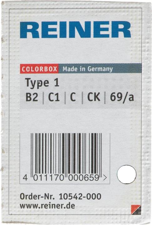 Actual product image Reiner Replacement stamp pad Colorbox 1, black