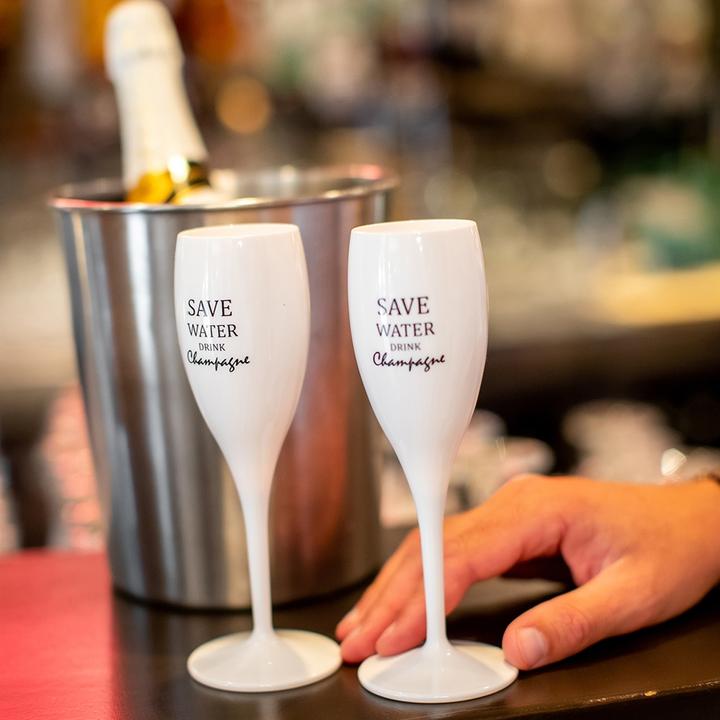 Actual product image Koziol Champagne glass (10 cl, 1 Glasses, Champagne glasses)