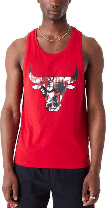 Produktbild New Era Tank Top - TREE INFILL Chicago Bulls rot - L (L)