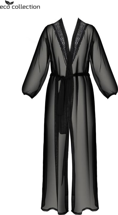 Actual product image ECO Collection Zinnia Peignoir black (L, XL)