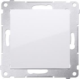Produktbild Kontakt Simon Single push button Simon 54 make contact 16AX 250V white (DP1A.01/11)