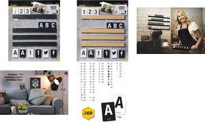 Actual product image Securit Buchstabenleiste schwarz (1.5 x 35.5 x 30 cm)
