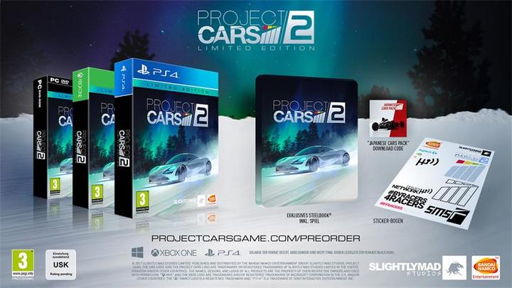 Actual product image Bandai Namco Project Cars 2 (PS4, Multilingual)