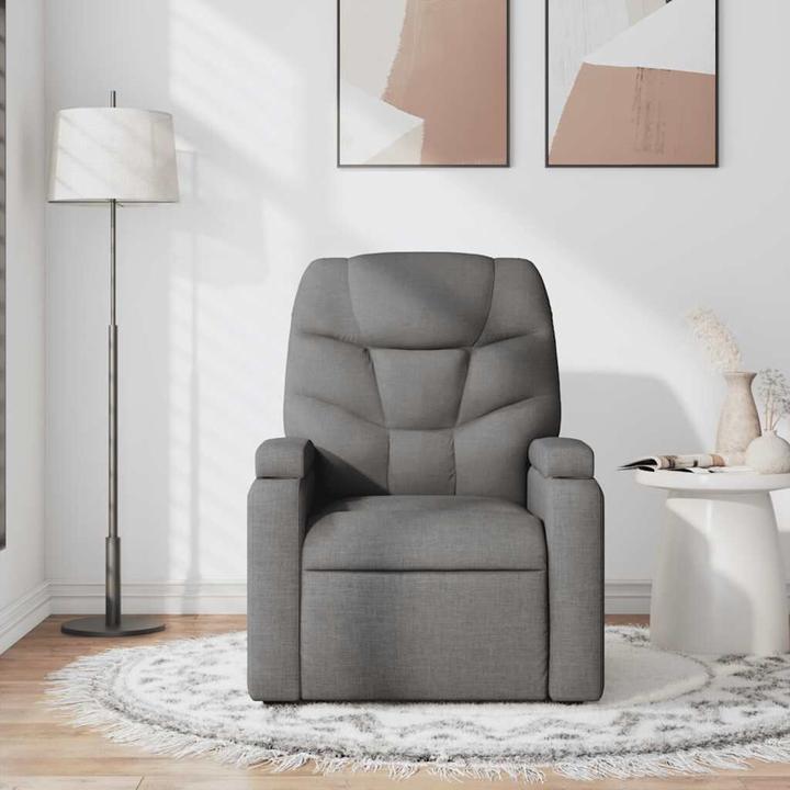Image du produit VidaXL Fauteuil de massage gris foncé Tissu,Couleur : gris foncé,Matériaux