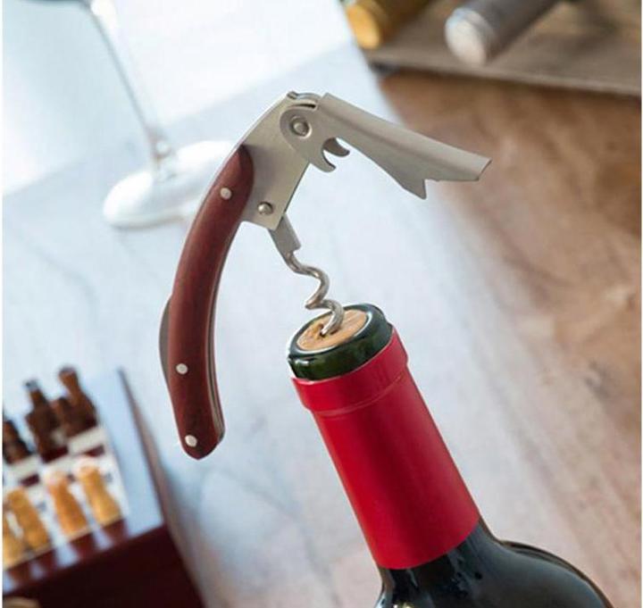 Immagine prodotto Natura Punto Set di accessori per il vino (Chiusura per il vino, Termometro per vino, Anello gocciolante)