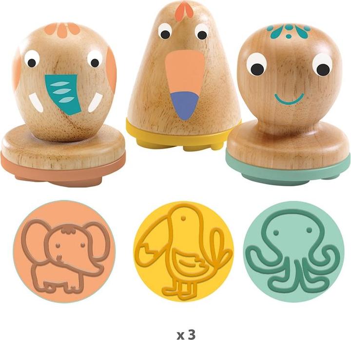 Actual product image Djeco My play dough stamp