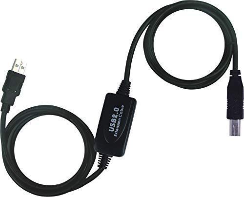 PremiumCord Cavo USB-A - USB-B 10 m nero (ku2rep10ab) (10 m, USB 2.0)