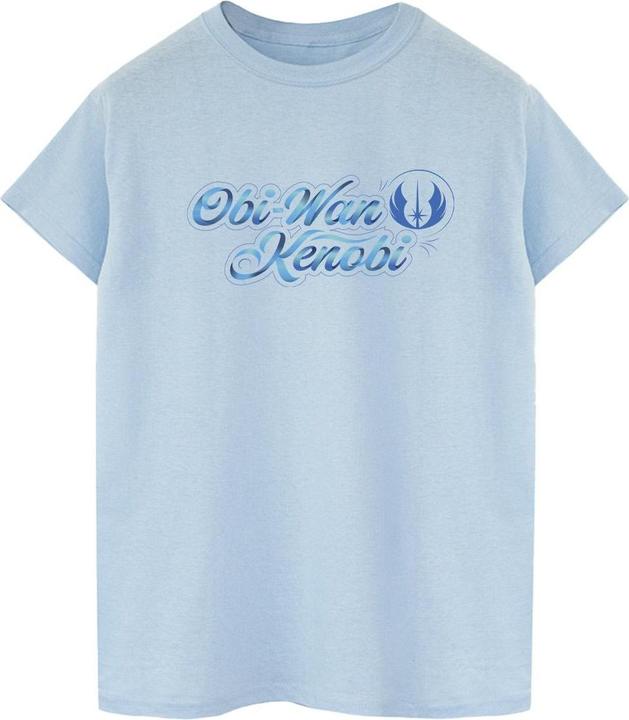 Star Wars ObiWan Kenobi Ribbon Font TShirt (S)