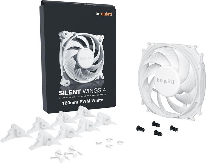 Produktbild be quiet! SILENT WINGS 4 White 120mm PWM (120 mm, 1 x)