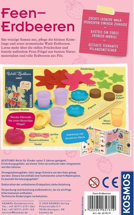 Actual product image Kosmos Fairy Strawberries
