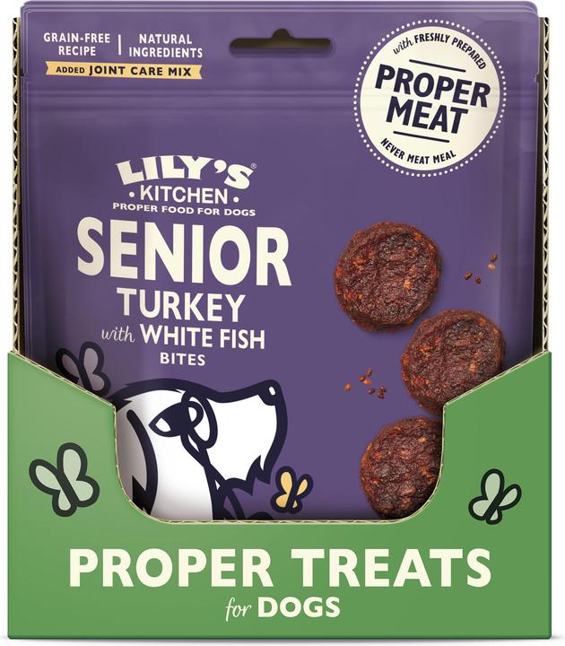 Immagine prodotto Lily's Kitchen Snack Senior Tacchino e Pesce (Senior, 1 pz., 75 g)