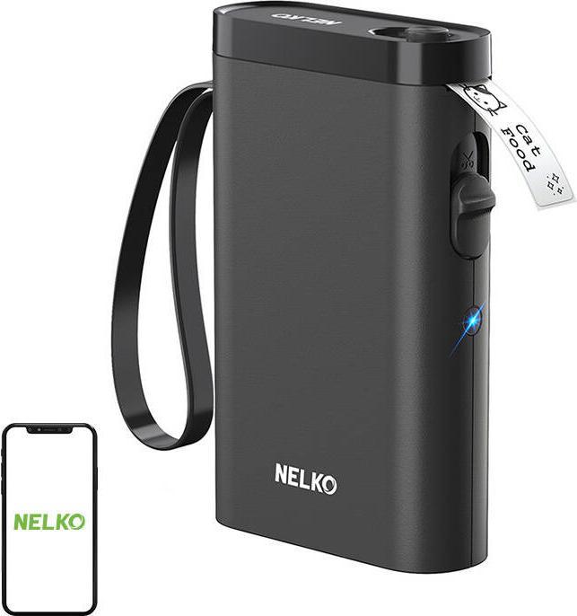 Produktbild Nelko P21 thermal label printer (black) (203 dpi)