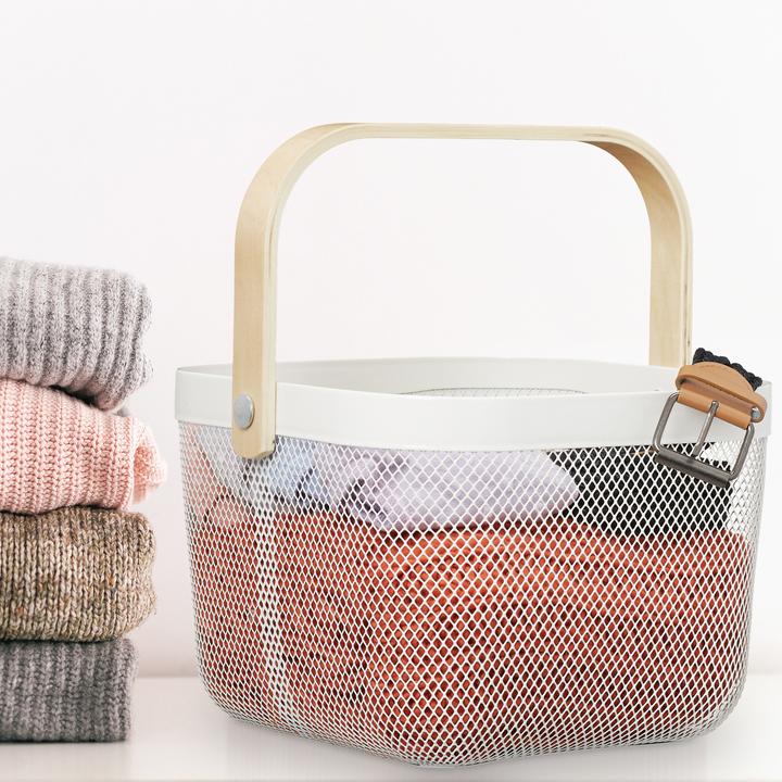 Actual product image Relaxdays Storage basket (1 x, 26 x 24.5 x 17.5 cm)