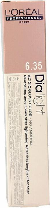 Actual product image L'Oréal Professionnel DIA LIGHT gel-creme acide sans amoniaque #6,35 50 ml (#6,35)